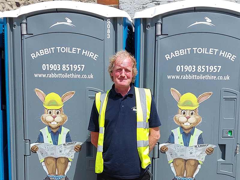 Rabbit Toilet Hire Service Technician